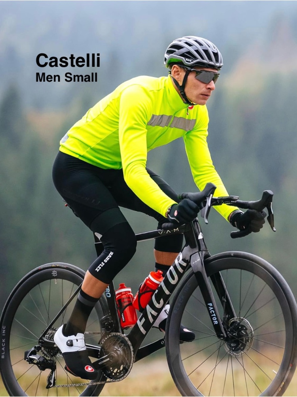 Castelli Men's Puro 3 Full Zip Bike Jersey Small ⭐️⭐️⭐️⭐️